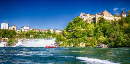 Boat-trip-on-the-Rhine-Falls-in-Switzerland